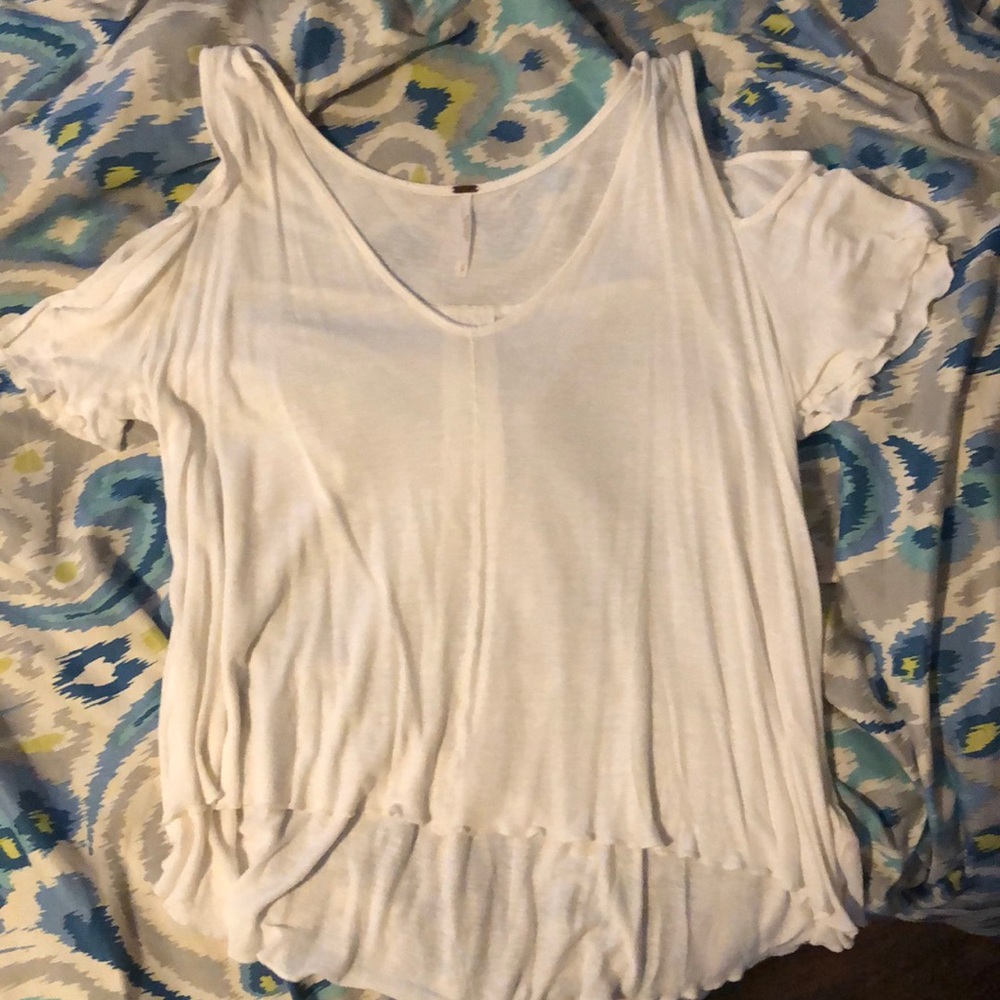 Free People shoulder cut out top